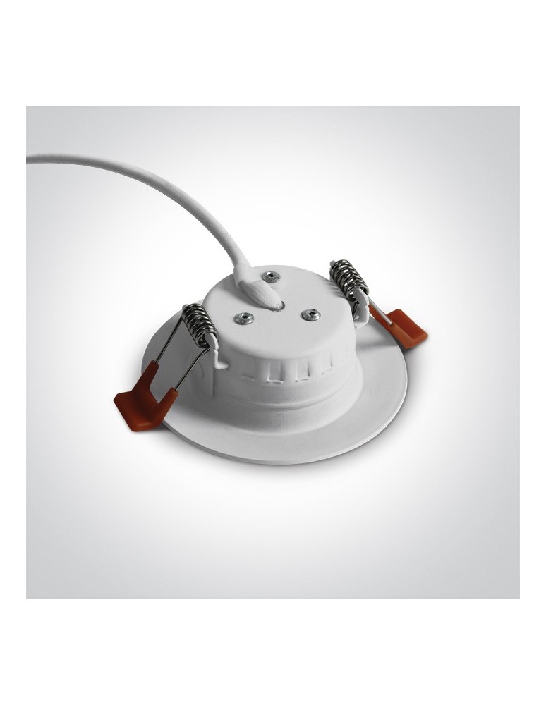 Flush-mounted lamps - pendants - One Light white LED drop-in Odu 10103T/W/W - product kolory-swiatla.pl 2