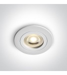 Flush-mounted lamps - pendants - One Light ceiling luminaire white Perisa pendant 10105A1/W. - product 1