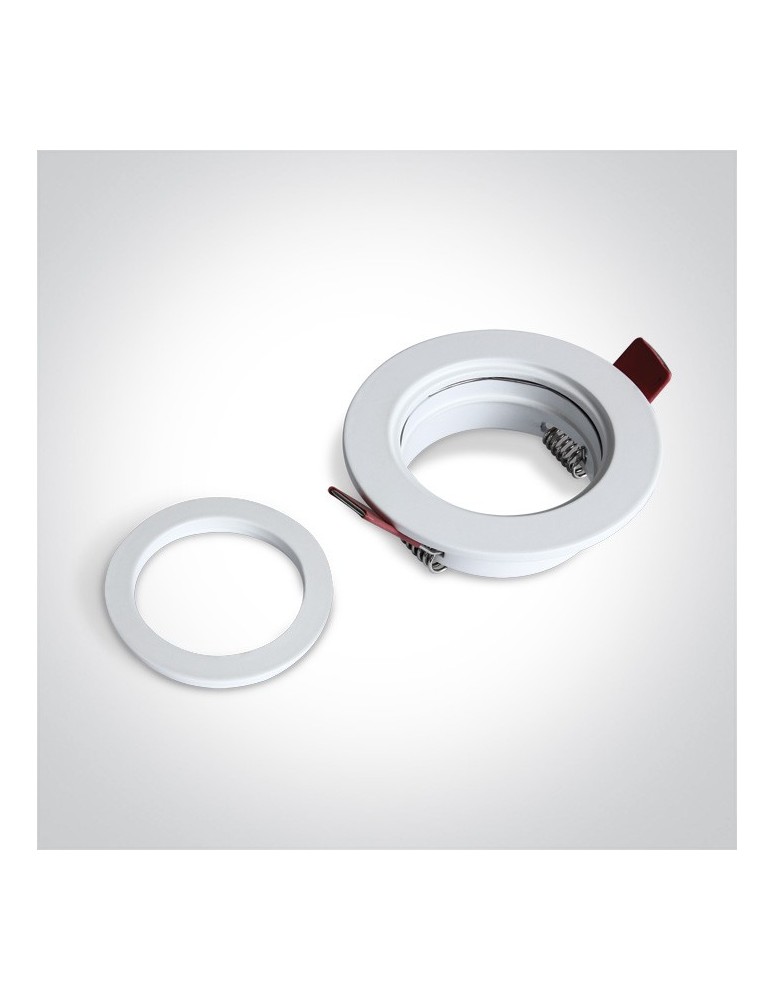 Flush-mounted lamps - pendants - One Light ceiling luminaire white Perisa pendant 10105A1/W. - product kolory-swiatla.pl 2