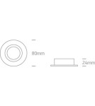 Flush-mounted lamps - pendants - One Light ceiling luminaire white Perisa pendant 10105A1/W. - product 3