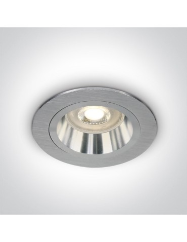 One Light recessed aluminum ceiling fixture Jalia 10105ALG/AL.