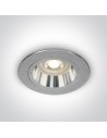 One Light recessed aluminum ceiling fixture Jalia 10105ALG/AL.
