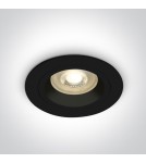 Flush-mounted lamps - pendants - One Light recessed ceiling fixture black Jalia 10105ALG/B - product 1