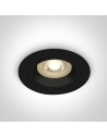 One Light recessed ceiling fixture black Jalia 10105ALG/B