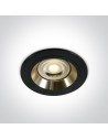 One Light recessed ceiling fixture black gold Jalia 10105ALG/B/GL