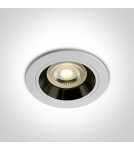 Flush-mounted lamps - pendants - One Light recessed ceiling fixture white black Jalia 10105ALG/W/B - product 1