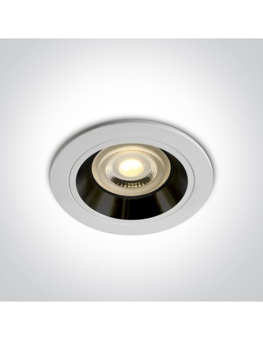 One Light recessed ceiling fixture white black Jalia 10105ALG/W/B