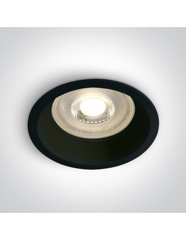 One Light recessed luminaire black Steni 10105D1/B