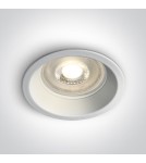 Flush-mounted lamps - pendants - One Light recessed luminaire white Steni 10105D1/W - product 1