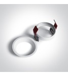 Flush-mounted lamps - pendants - One Light recessed luminaire white Steni 10105D1/W - product 2