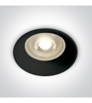 Flush-mounted lamps - pendants - One Light ceiling recessed luminaire black Kinusa 10105D2/B - product 1