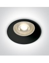 One Light ceiling recessed luminaire black Kinusa 10105D2/B