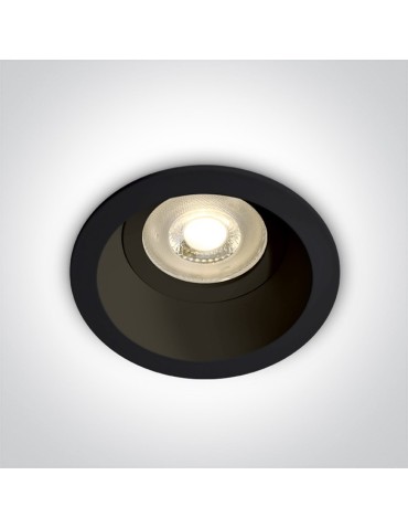One Light Meladia 10105D4/B recessed black mesh fixture.