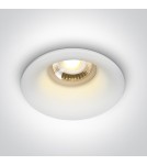 Flush-mounted lamps - pendants - One Light recessed luminaire white Filousa 10105DG/W - product 1