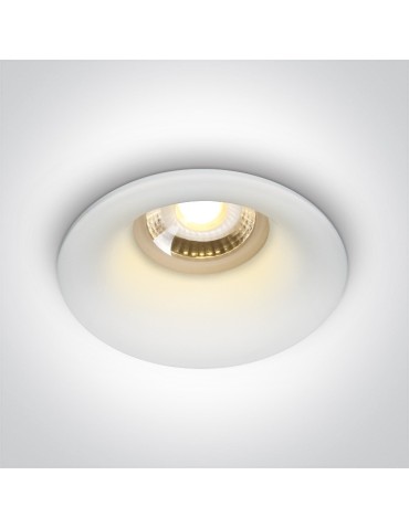 One Light recessed luminaire white Filousa 10105DG/W