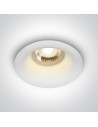 One Light recessed luminaire white Filousa 10105DG/W