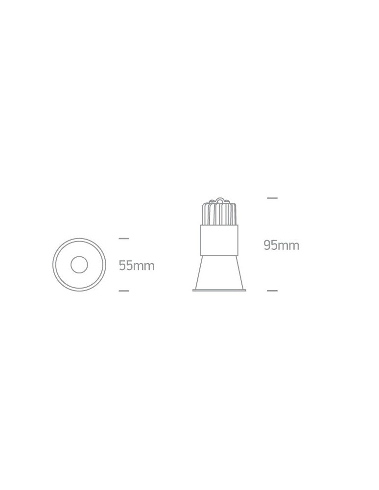 Flush-mounted lamps - pendants - One Light LED Simu recessed lamp 10105FD/B/W - product kolory-swiatla.pl 3