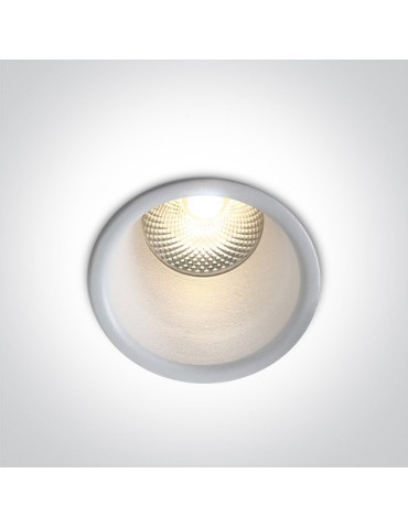 One Light recessed white deep LED lamp Simu 10105FD/W/W