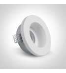 Frameless flush-mounted lamps - trimless - One Light recessed plaster lamp white Drimu 10105GT2 - product 2
