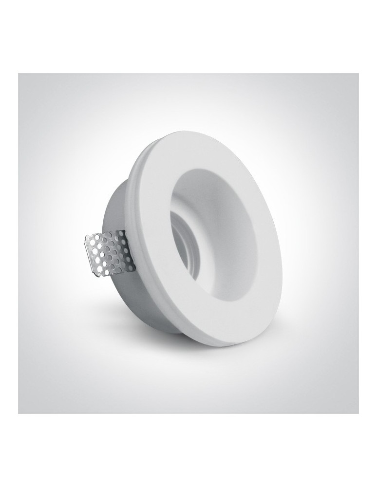 One Light recessed plaster lamp white Drimu 10105GT2