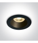 Flush-mounted lamps - pendants - One Light recessed lamp black Kanawi 10105M/B/B - product 1