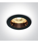 Flush-mounted lamps - pendants - One Light Kanawi 10105M/B/CU copper recessed lamp - product 1