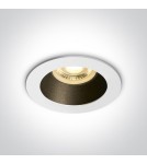 Flush-mounted lamps - pendants - One Light recessed lamp white black Kanawi 10105M/W/B - product 1