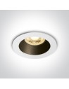 One Light recessed lamp white black Kanawi 10105M/W/B