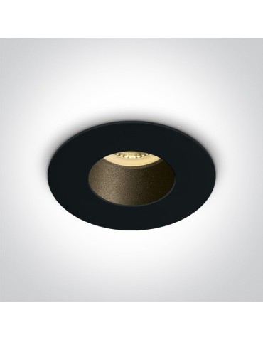One Light recessed lamp black Joanis 10105MD/B/B