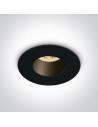 One Light recessed lamp black Joanis 10105MD/B/B