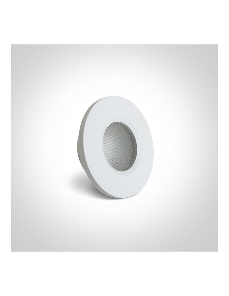 Flush-mounted hermetic lamps - One Light recessed bathroom white luminaire Filousa 10105R1P/W IP65 - product kolory-swiatla.pl 2