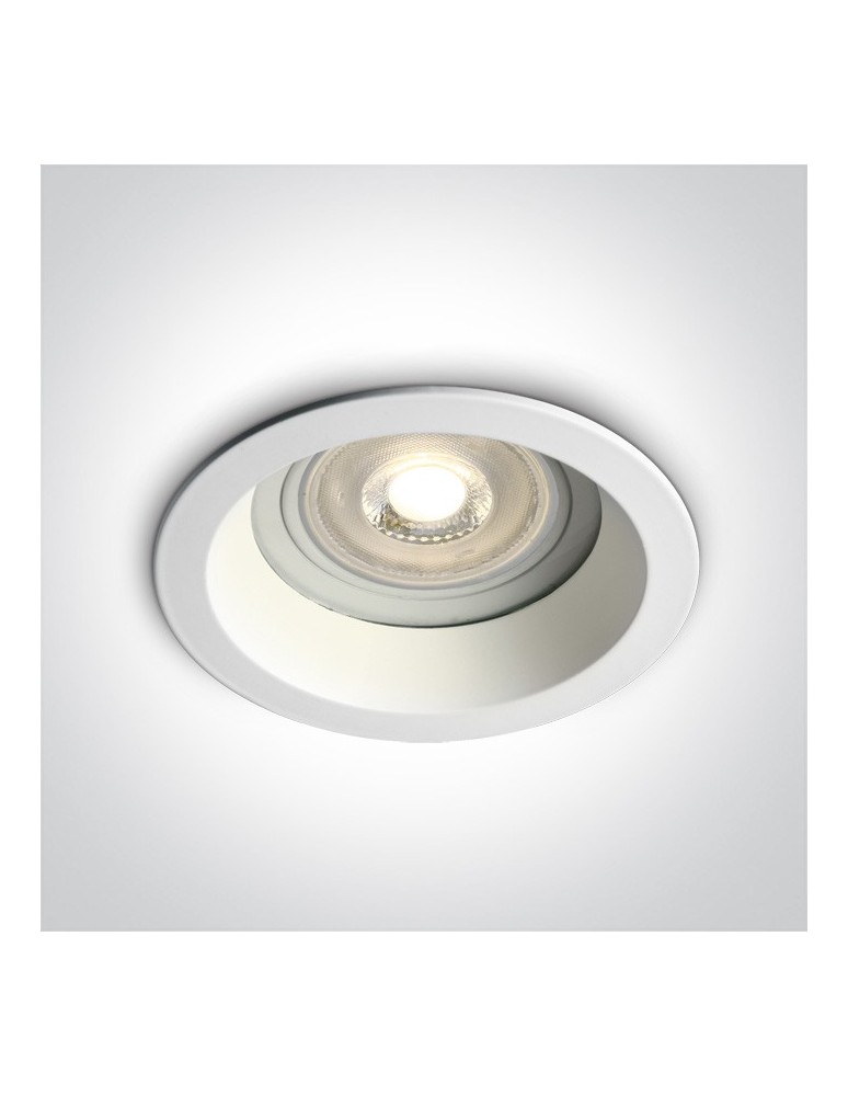 Flush-mounted hermetic lamps - One Light Kedares recessed bathroom luminaire 10105R2/W IP65 - product kolory-swiatla.pl 1
