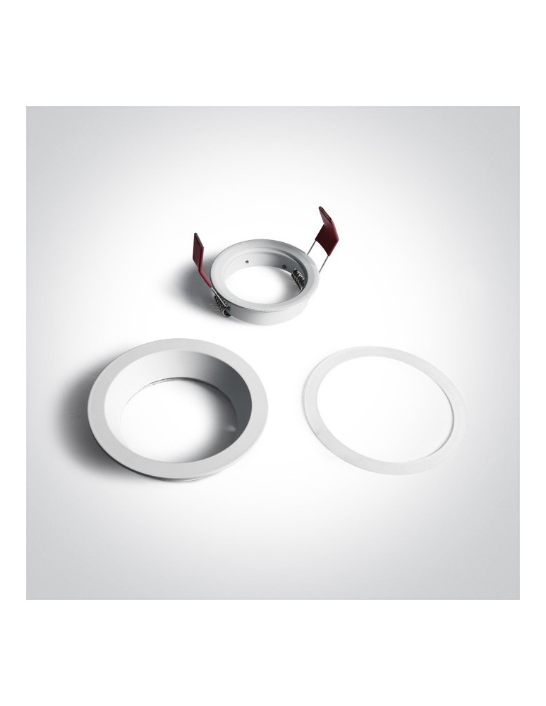 Flush-mounted hermetic lamps - One Light Kedares recessed bathroom luminaire 10105R2/W IP65 - product kolory-swiatla.pl 2