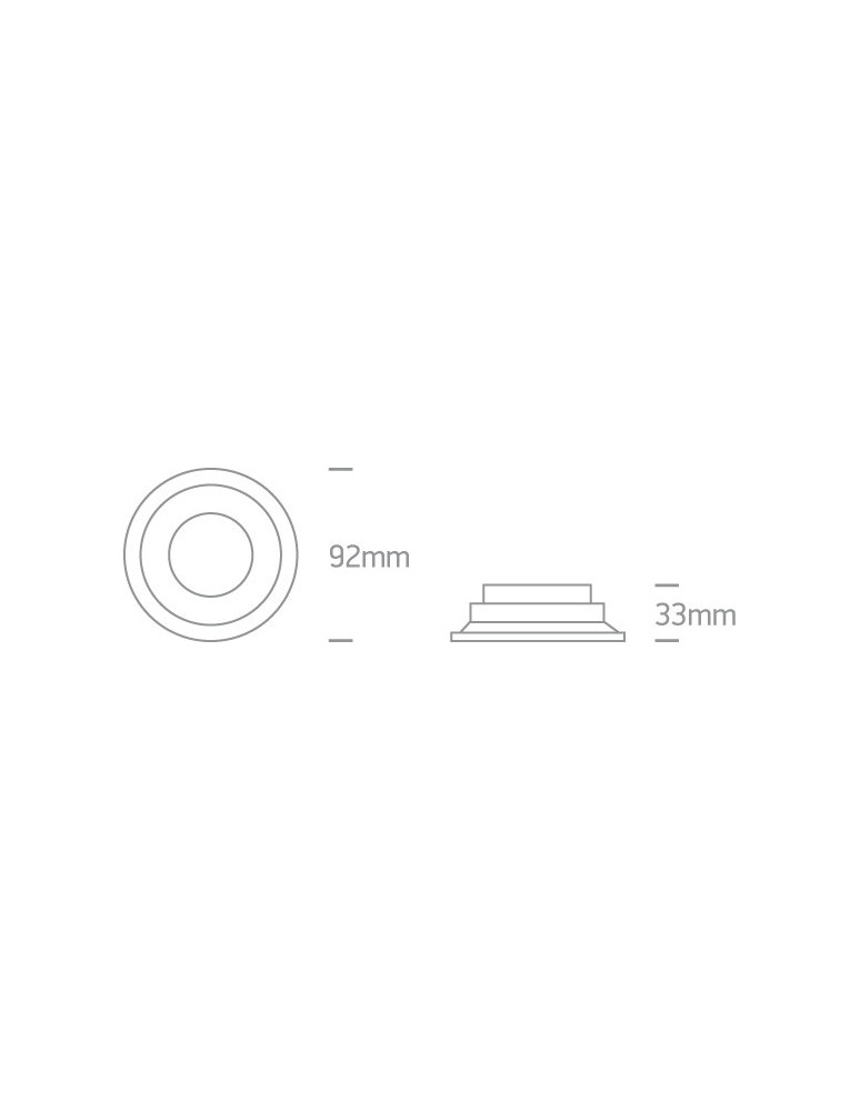Flush-mounted hermetic lamps - One Light Kedares recessed bathroom luminaire 10105R2/W IP65 - product kolory-swiatla.pl 3