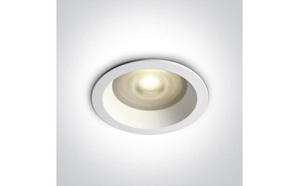 One Light Oprawa wpuszczana do łazienki pryzmat Kedares 10105R2P/W IP65