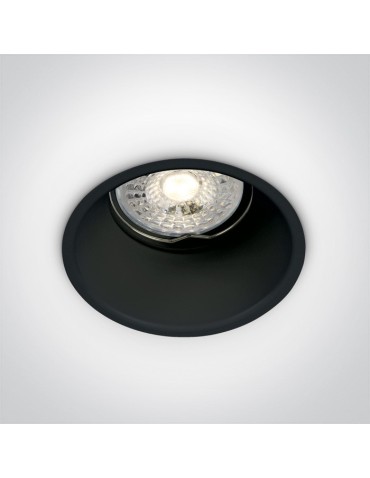 One Light Recessed black lamp Chulu 10105TG/B