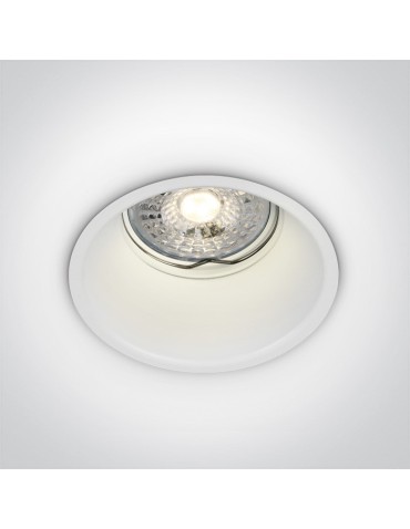 One Light Recessed white lamp Chulu 10105TG/W