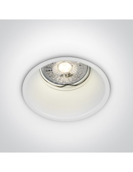 One Light Wpuszczana lampa biała Chulu 10105TG/W