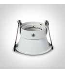 Flush-mounted lamps - pendants - One Light Recessed white lamp Chulu 10105TG/W - product 2