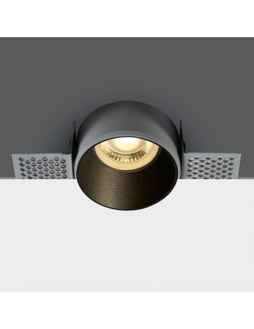 One Light black Potamos recessed lamp 10105TR/B