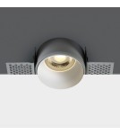 Frameless flush-mounted lamps - trimless - One Light Potamos recessed white lamp 10105TR/W - product 1