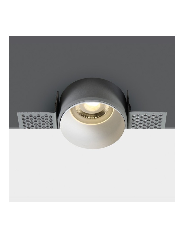 Frameless flush-mounted lamps - trimless - One Light Potamos recessed white lamp 10105TR/W - product kolory-swiatla.pl 1