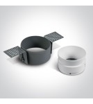 Frameless flush-mounted lamps - trimless - One Light Potamos recessed white lamp 10105TR/W - product 2