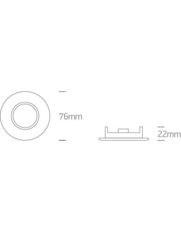 One Light Halogen sufitowy chrom Wretsia 10105XS/C - produkt 2