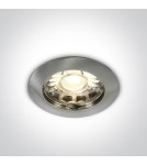 Flush-mounted lamps - pendants - One Light ceiling halogen matte chrome Wretsia 10105XS/MC - product 1