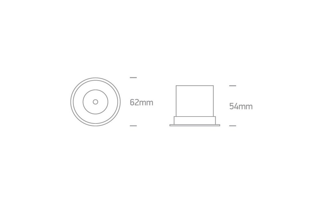 One Light Oprawa sufitowa LED czarna ELEDio 10106DC/B/W