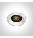 Flush-mounted lamps - pendants - One Light LED luminaire white honeycomb Ramos 10106DH/W/W - product 1