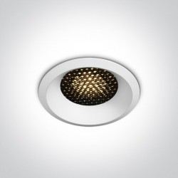 One Light Oprawa LED biała plaster miodu Ramos 10106DH/W/W