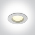 One Light Wpust sufitowy LED biały Pomos 10107B/W/C IP54