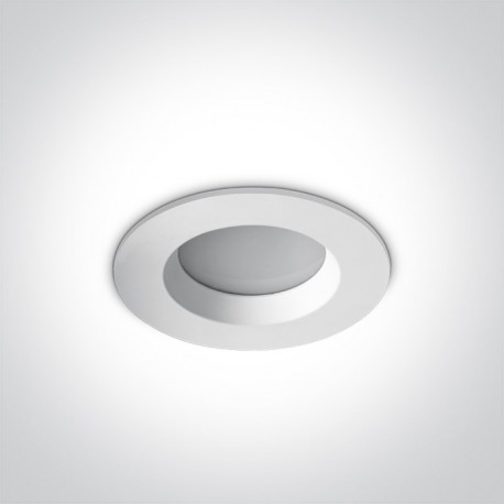 One Light Wpust sufitowy LED biały Pomos 10107B/W/C IP54